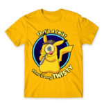 Twisty Detective Pikachu Gold Men's Tee for Anime, Pokemon