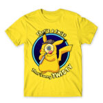 Twisty Detective Pikachu Lemon Men's T-shirt for Anime, Pokemon