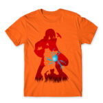 Uchiha Brothers Orange Men's T-shirt for Anime, Naruto