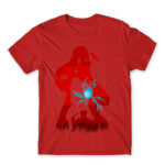 Uchiha Brothers Red Men's T-shirt for Anime, Naruto