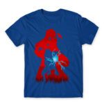 Uchiha Brothers Royal Blue Men's Tee for Anime, Naruto