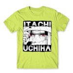 Uchiha Itachi Eyes Apple Green Men's Tee for Anime, Naruto