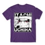 Uchiha Itachi Eyes Dark Purple Men's T-shirt for Anime, Naruto