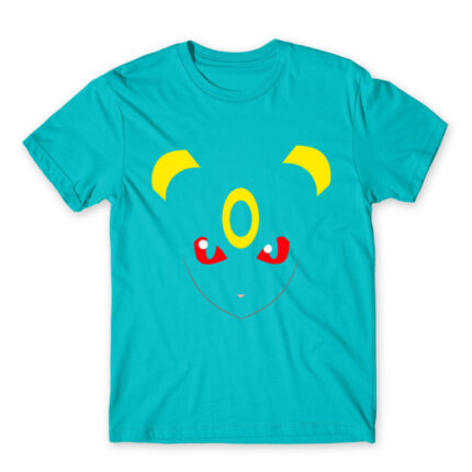 Umbreon face Atoll Blue Men's Tee for Anime, Pokemon