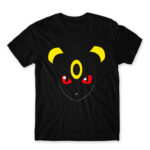 Umbreon face Black Men's T-shirt for Anime, Pokemon