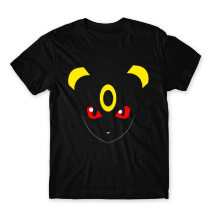 Umbreon face Black Men's T-shirt for Anime, Pokemon
