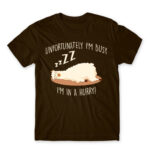 Unfortunately I’m busy, I’m in a hurry! Chocolate Men's Tee for Funny, Laziness