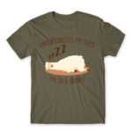 Unfortunately I’m busy, I’m in a hurry! Zinc Men's Tee for Funny, Laziness