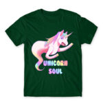 Unicorn Soul Bottle Green Men's T-shirt for Anime, Anime Funny