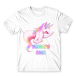 Unicorn Soul White Men's Tee for Anime, Anime Funny