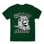 Universal lift system Bottle Green Men's T-shirt for Forklift Driver, Work