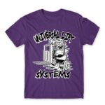 Universal lift system Dark Purple Men's Tee for Forklift Driver, Work