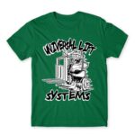 Universal lift system Kelly Green Men's T-shirt for Forklift Driver, Work