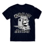 Universal lift system Navy Men's Tee for Forklift Driver, Work
