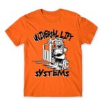 Universal lift system Orange Men's Tee for Forklift Driver, Work