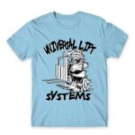 Universal lift system Sky Blue Men's Tee for Forklift Driver, Work