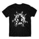 Uzumaki Naruto Black Men's T-shirt for Anime, Naruto
