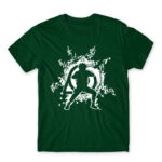 Uzumaki Naruto Bottle Green Men's T-shirt for Anime, Naruto