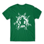 Uzumaki Naruto Kelly Green Men's Tee for Anime, Naruto