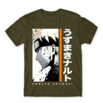 Uzumaki Naruto – Minimal Army Men's T-shirt for Anime, Naruto