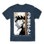 Uzumaki Naruto – Minimal Denim Men's T-shirt for Anime, Naruto