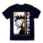 Uzumaki Naruto – Minimal Navy Men's Tee for Anime, Naruto