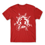 Uzumaki Naruto Red Men's Tee for Anime, Naruto