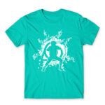 Uzumaki Naruto Turquoise Men's Tee for Anime, Naruto