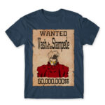 Vash wanted Denim Men's Tee for Anime, Trigun