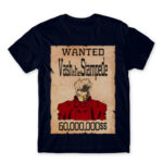 Vash wanted Navy Men's Tee for Anime, Trigun