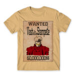 Vash wanted Sand Men's T-shirt for Anime, Trigun