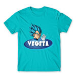 Vegeta Atoll Blue Men's T-shirt for Anime, Dragon Ball