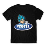 Vegeta Black Men's Tee for Anime, Dragon Ball