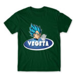 Vegeta Bottle Green Men's T-shirt for Anime, Dragon Ball