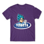 Vegeta Dark Purple Men's Tee for Anime, Dragon Ball