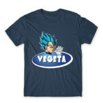 Vegeta Denim Men's T-shirt for Anime, Dragon Ball