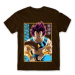 Vegeta Hakashin Chocolate Men's T-shirt for Anime, Dragon Ball