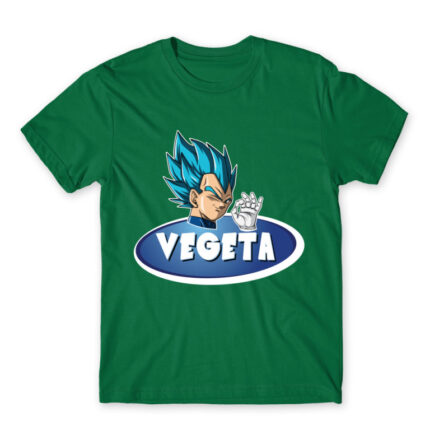 Vegeta Kelly Green Men's T-shirt for Anime, Dragon Ball