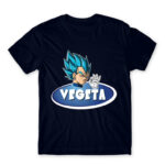 Vegeta Navy Men's Tee for Anime, Dragon Ball