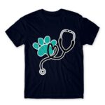 Veterinary love Navy Men's Tee for Veterinary, Work