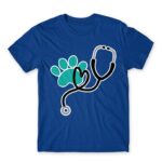 Veterinary love Royal Blue Men's Tee for Veterinary, Work