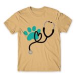 Veterinary love Sand Men's Tee for Veterinary, Work