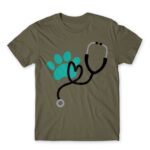 Veterinary love Zinc Men's T-shirt for Veterinary, Work