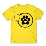 Veterinary paw love Lemon Men's Tee for Veterinary, Work