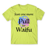Waifu Pull Apple Green Men's T-shirt