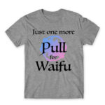 Waifu Pull Grey Melange Men's T-shirt