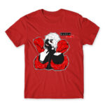 Wanna die? Red Men's Tee for Anime, Tokyo Ghoul