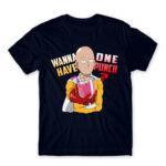 Wanna have One Punch? Navy Men's T-shirt for Anime, One Punch Man