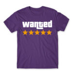 Wanted Dark Purple Men's Tee