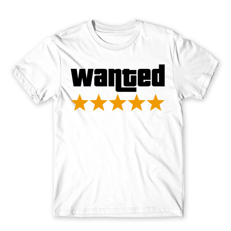 Wanted White Men's Tee Wanted White Men's Tee